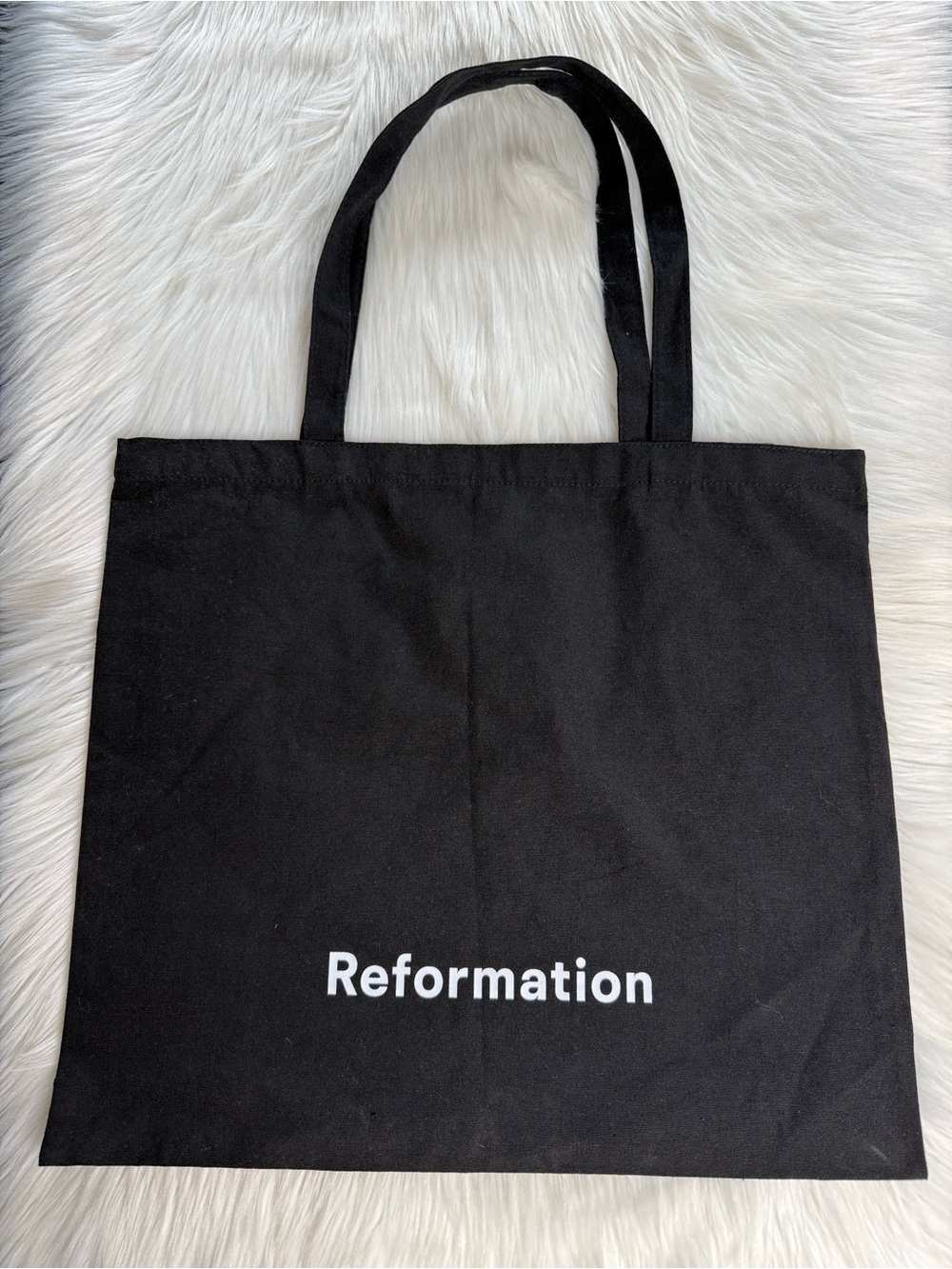 Reformation Large Black Tote Bag